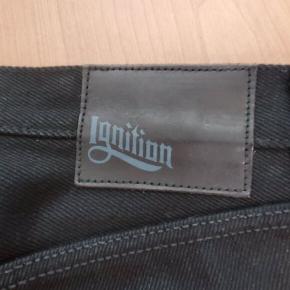 Iron Heart Ignition IGW-101B 20oz Black Tapered Jeans - Heavyweigt W31 - Picture 7 of 16